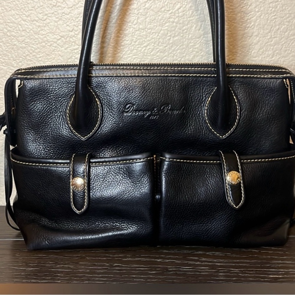 Vintage Dooney & Burke Black Leather Purse